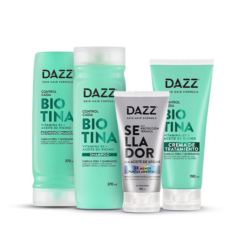 Pack verde de tratamiento capilar Dazz